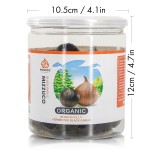 Mizzuco Black Garlic,460G Organic WHOLE Black Garlic Natural Fermented for 90 days Healthy Snack Ready to Eat or Sauce